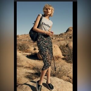 Rebecca Minkoff Romy Floral Garden Print Skirt